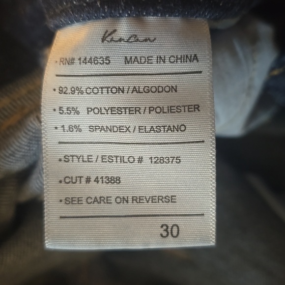 Kancan Dark Blue Denim Jeans - Picture 3 of 8